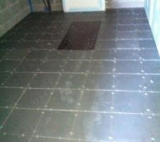 Le 5 septembre, carrelage du garage