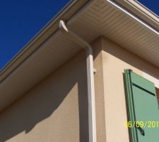 Dalles de descente posées