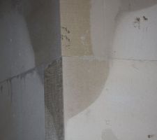 L'eau rentre toujours par le toit au niveau de la diff&eacute;rence de hauteur du garage et de la partie maison.