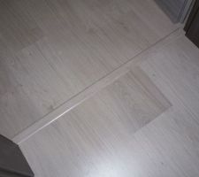 Seuil de porte posé