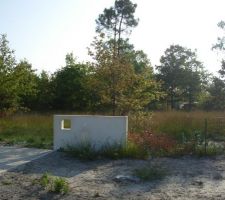 Notre futur terrain, 912m2, &agrave; Salaunes, dans un lotissement.