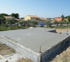 30.09.09 - Dalle coulée et maintenant ça sèche