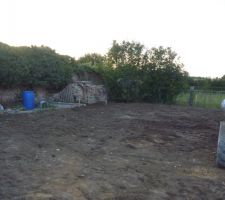 Jardin enfin nivelé