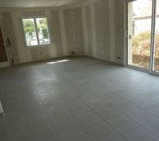 Carrelage salon/Cuisine/WC/couloir: VM Metropolis Grigio