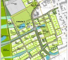 Plan de composition de la ZAC