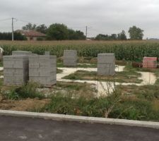 Livraison du mat&eacute;riel la veille de la reprise des travaux.