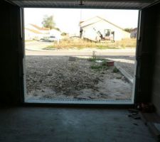 Garage vu de l'intérieur