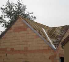Couverture de la maison en cours !