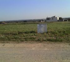 Notre terrain sur les hauteurs de Grand-Laviers.