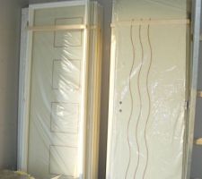 Portes int&eacute;rieur pr&eacute;-peinte ANGER mod&egrave;le design