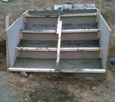 Coffrage escalier