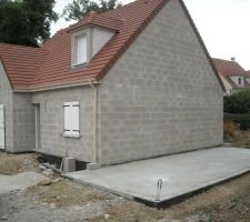 Voila ma réalisation des fondation chape garage