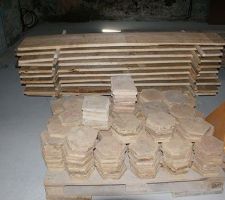 Le futur sol et le futur plafond de la cave