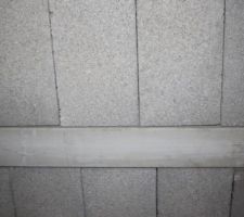 Sous-sol - l'alignement  laisse à désirer