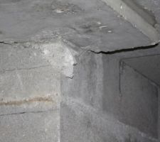 Poutrelle et colonne de soutien