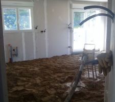 D&eacute;but de la chappe du rdc