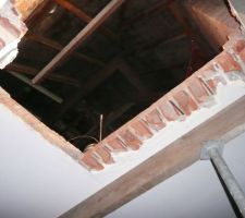 L'ouverture du plancher pour acces chambre