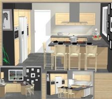 Photo montage cuisine
