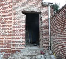 Ouverture pour nouvelle porte