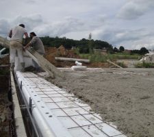 Le béton coule à flots