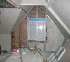 Debut placo etage
