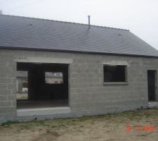 Goutiere en alu couleur ardoise