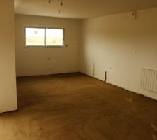Dalles avant carrelage et isolation