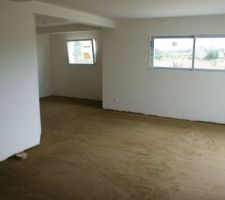 Dalles avant carrelage et isolation