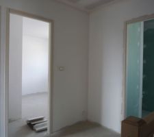 D&eacute;gagement &eacute;tage : sous-couche murs