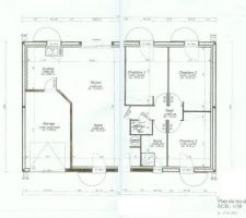 Plan détaillé de la maison