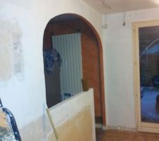 Ouverture de la cloison