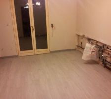 Pose du parquet