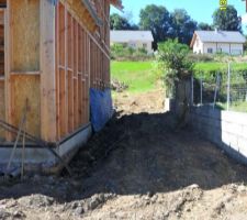 Arri&egrave;re de la maison