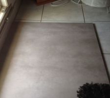 Choix du carrelage (gris clair)