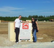 Ca y est le chantier va pouvoir commencer.