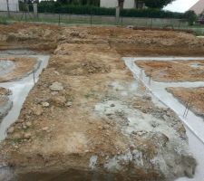 Fondations du garage