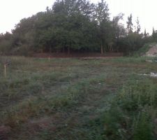 Le terrain tout vide