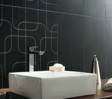 Carrelage mural salle d'eau parentale "CITY RAIN"