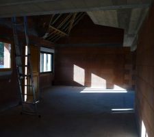 Mezzanine avant échaffaudage