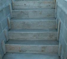 Escalier espace jour vers espace nuit