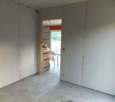 Mur du cellier fini