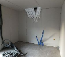 Mur du cellier fini