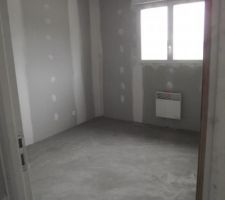 La chambre dans laquelle nous poserons le parquet nous même
