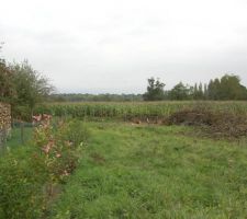 Vue depuis la cloture est
