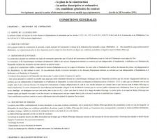 Conditions générales de notre CCMI