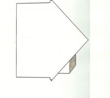 Esquisse Maison coter "chemin de 4m"
