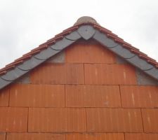 Ardoise en forme arrondie