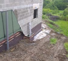 Pose du Delta MS et préparation pour drainage