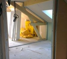 Cloisons SdB   chambre 3 au fond