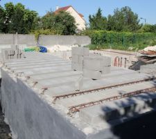 Poutrelles et hourdis